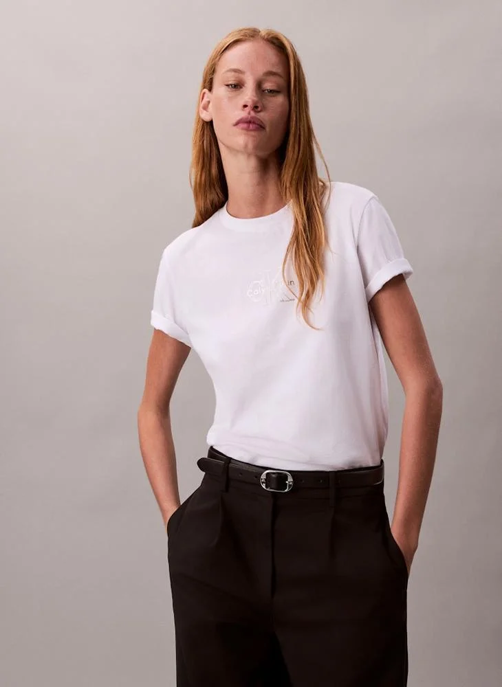 Calvin Klein Jeans Graphic Crew Neck T-Shirt