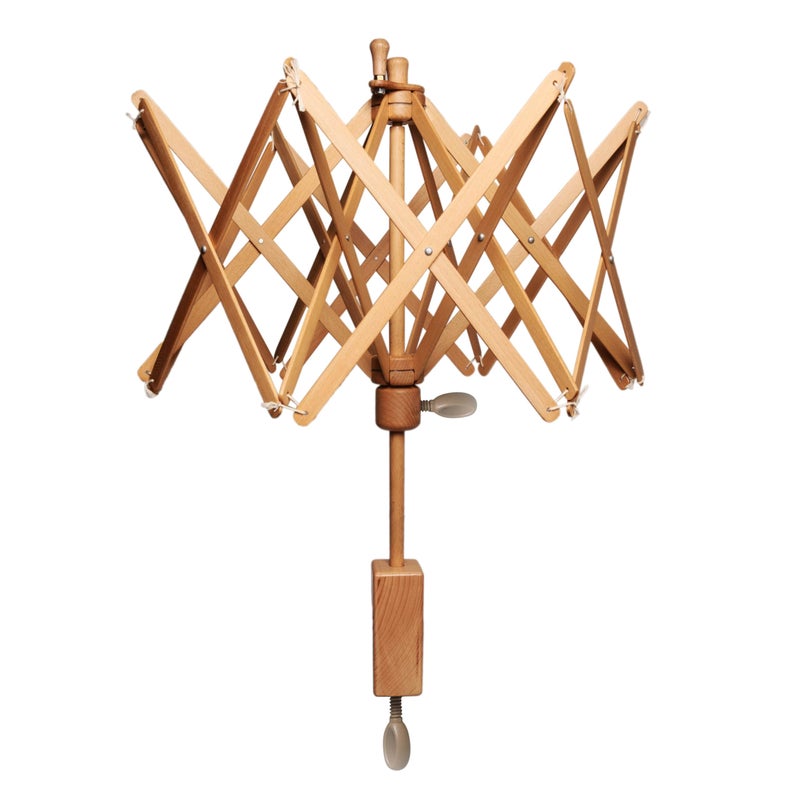 KnitPro KP35004 Winding  Dispensing Accessories Natural Swift Wood MultiColour 48 x 142 x 71 x 4 cm