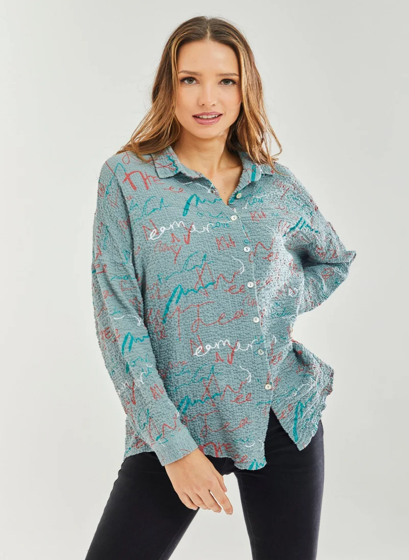 Liquorish Shirt with Signature Pattern