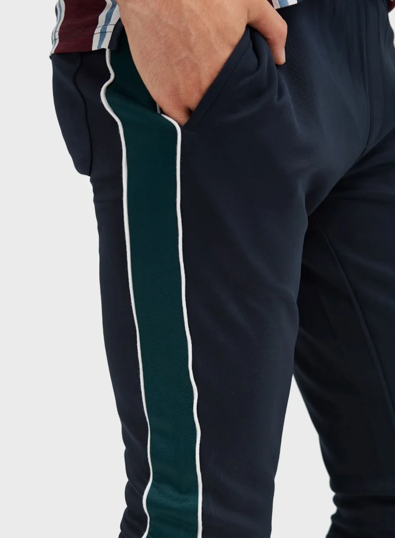 Blue Age Side Stripe Sweatpants