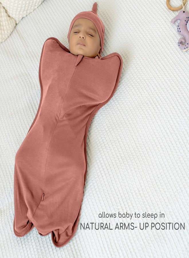 Cocoon Care Bamboo Cotton Knit Pink Solid Sleep Sack for Baby | Soft Breathable Lightweight Wearable Blankets | Pink 0-3M - Image 5