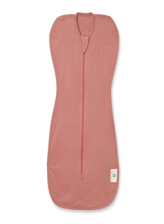 Cocoon Care Bamboo Cotton Knit Pink Solid Sleep Sack for Baby | Soft Breathable Lightweight Wearable Blankets | Pink 0-3M - Image 1