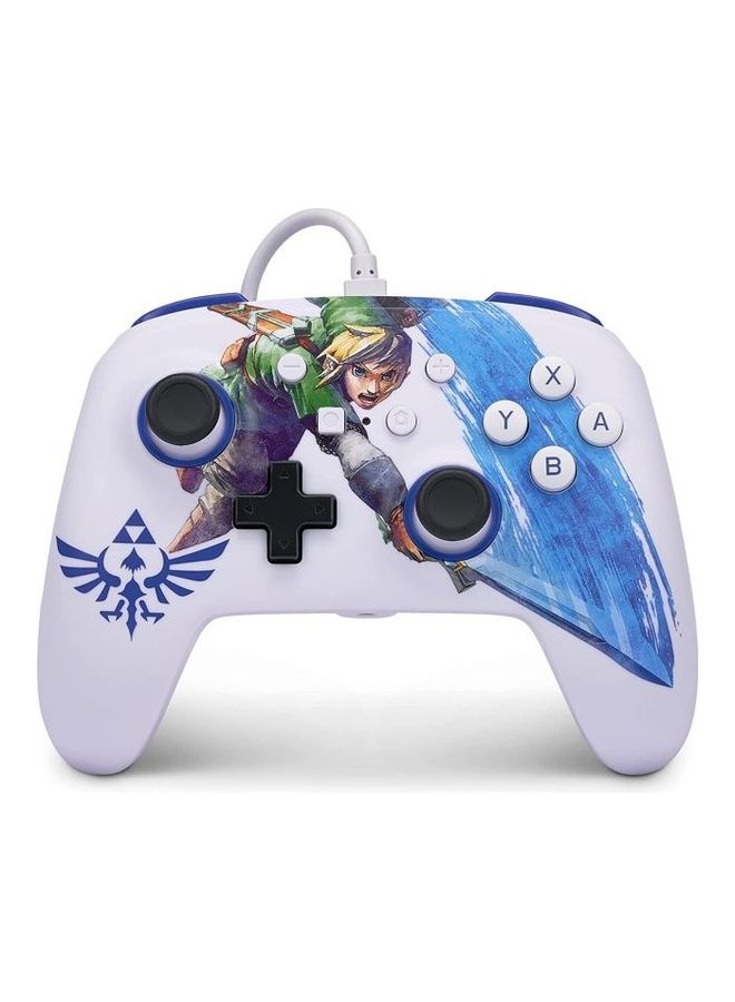 باور أيه ذراع تحكم سلكي محسنة لجهاز نينتندو سويتش من باور أيه - بتصميم لعبة "Master Sword Attack Zelda Link" - Image 1
