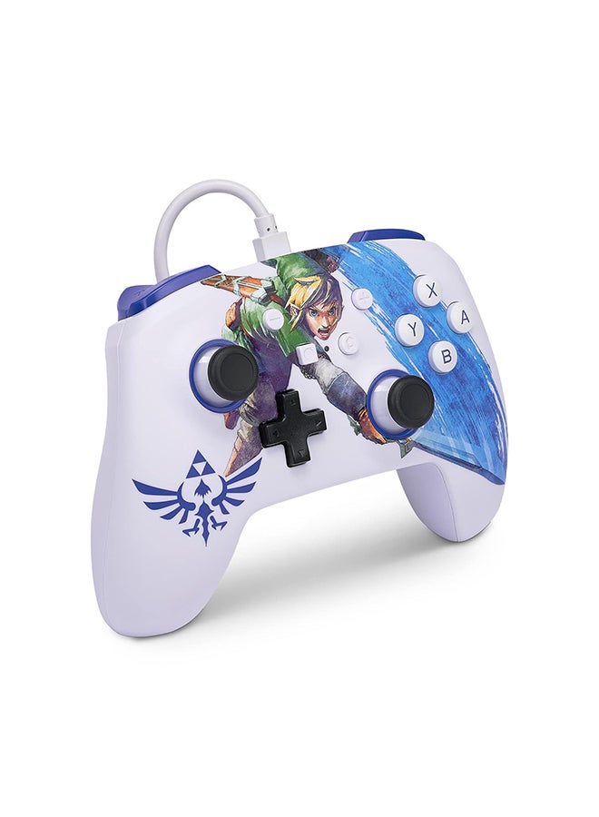 باور أيه ذراع تحكم سلكي محسنة لجهاز نينتندو سويتش من باور أيه - بتصميم لعبة "Master Sword Attack Zelda Link" - Image 3