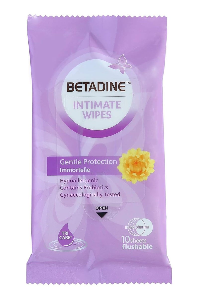 Betadine Intimate Wipes Gentle 10pcs