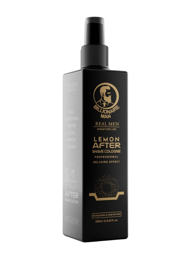Billionaire Man  - AFTER SHAVE COLOGNE LEMON 250ML - Image 1