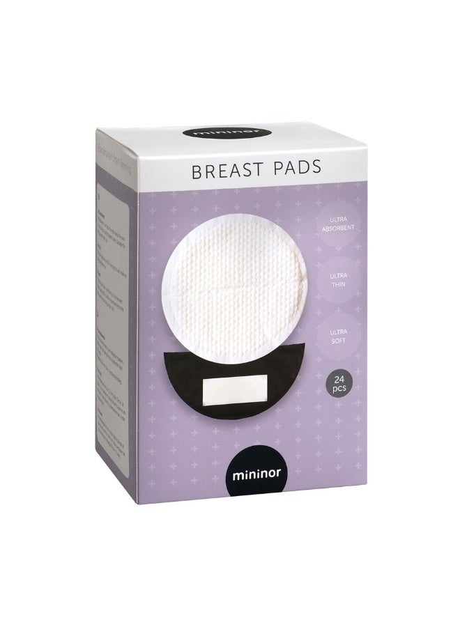 Mininor Breast Pads  24pcs  Black - Image 2