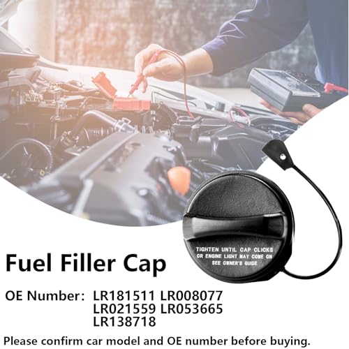 Loomyar Fuel Tank Cap for Land Rover Defender Discovery LR3 LR4 Range Rover Replace LR181511 LR008077 LR021559 LR053665 LR138718 WLD500091 WLD500180 WLD500300 WLD500370 - Image 3