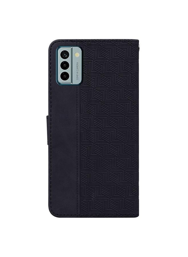 S-TOP Case For Nokia G22 Geometric Embossed Leather Phone Case - Image 3