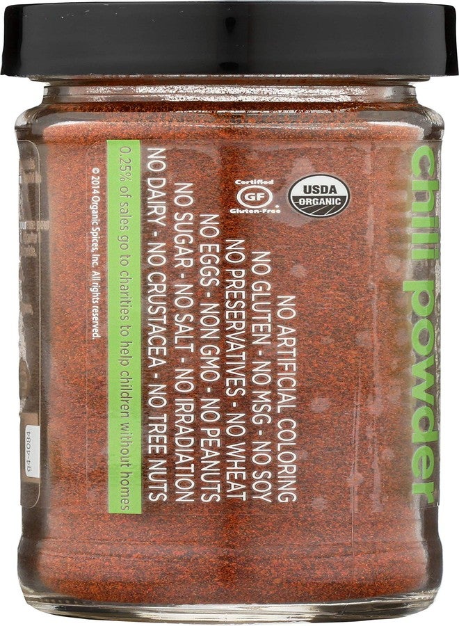 Spicely Organics Chili Powder 1.70 Ounce Jar Certified Gluten Free - Image 3