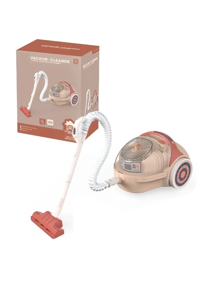 Toy Box Vacuum Cleaner For Kids Toy With Light Sound Pretend Play Home Appliance - Image 1