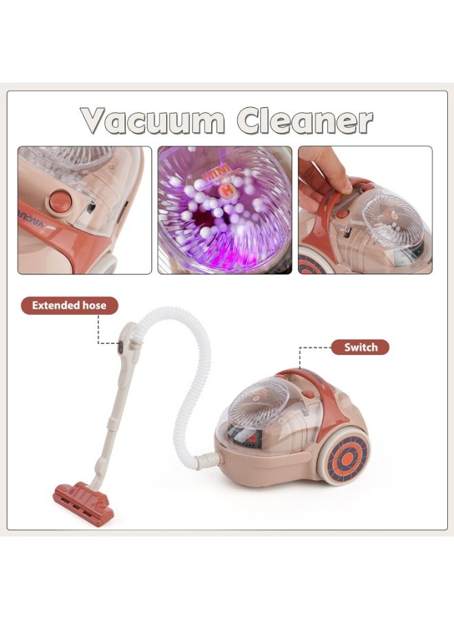 Toy Box Vacuum Cleaner For Kids Toy With Light Sound Pretend Play Home Appliance - Image 2