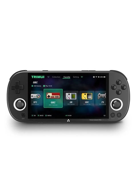 Smart Pro Open Source Handheld Game Console, Retro Arcade HD 4.96-inch IPS Screen Game Console, Linux System, 5000 mAh Large Battery