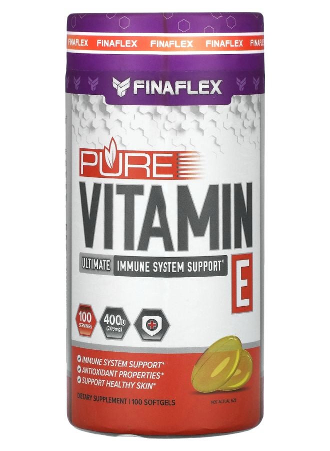 Pure Vitamin E 209 mg (400 IU) 100 Softgels