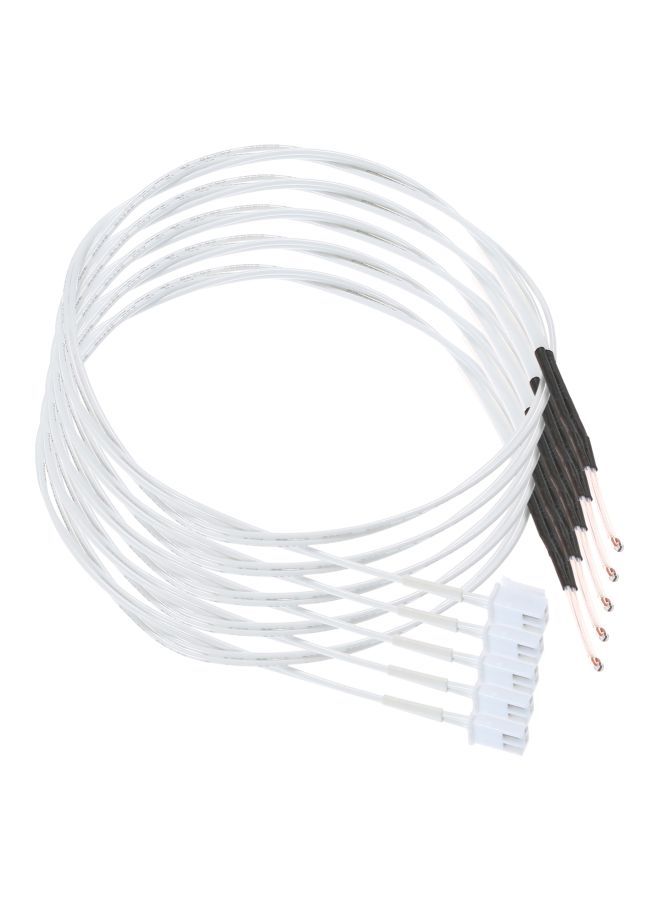 NIBEMINENT 5-Piece Thermistor Sensor For 3D Printer White/Black  - Image 1