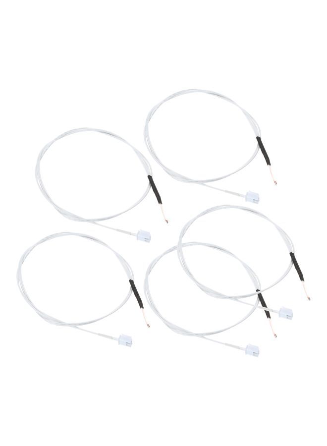 NIBEMINENT 5-Piece Thermistor Sensor For 3D Printer White/Black  - Image 3