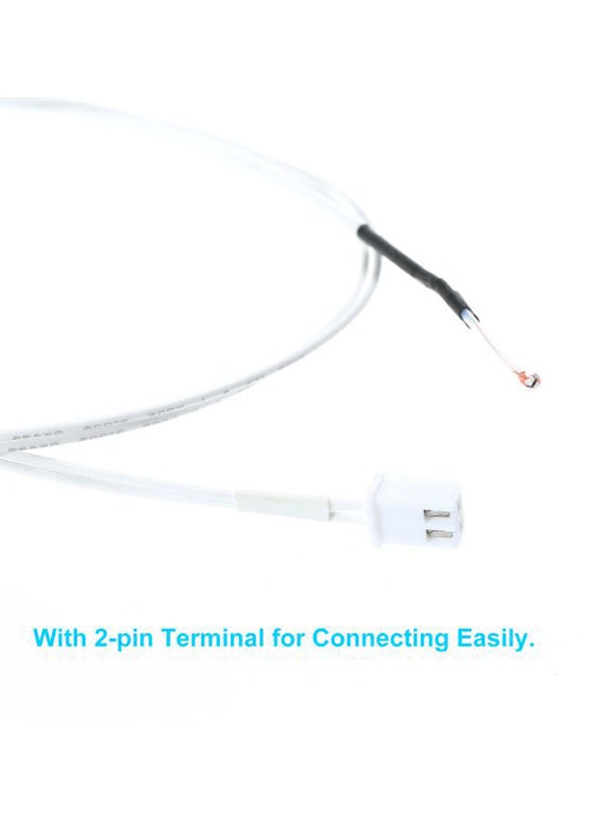 NIBEMINENT 5-Piece Thermistor Sensor For 3D Printer White/Black  - Image 5