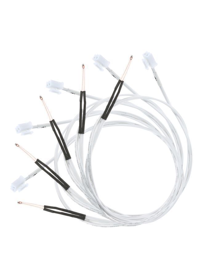 NIBEMINENT 5-Piece Thermistor Sensor For 3D Printer White/Black  - Image 2