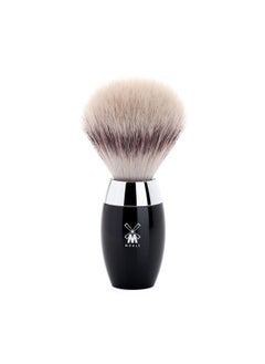 Muhle Kosmo Black Silvertip Fiber Shaving Brush - Synthetic Luxury Shave Brush For Men, Rich Lather 