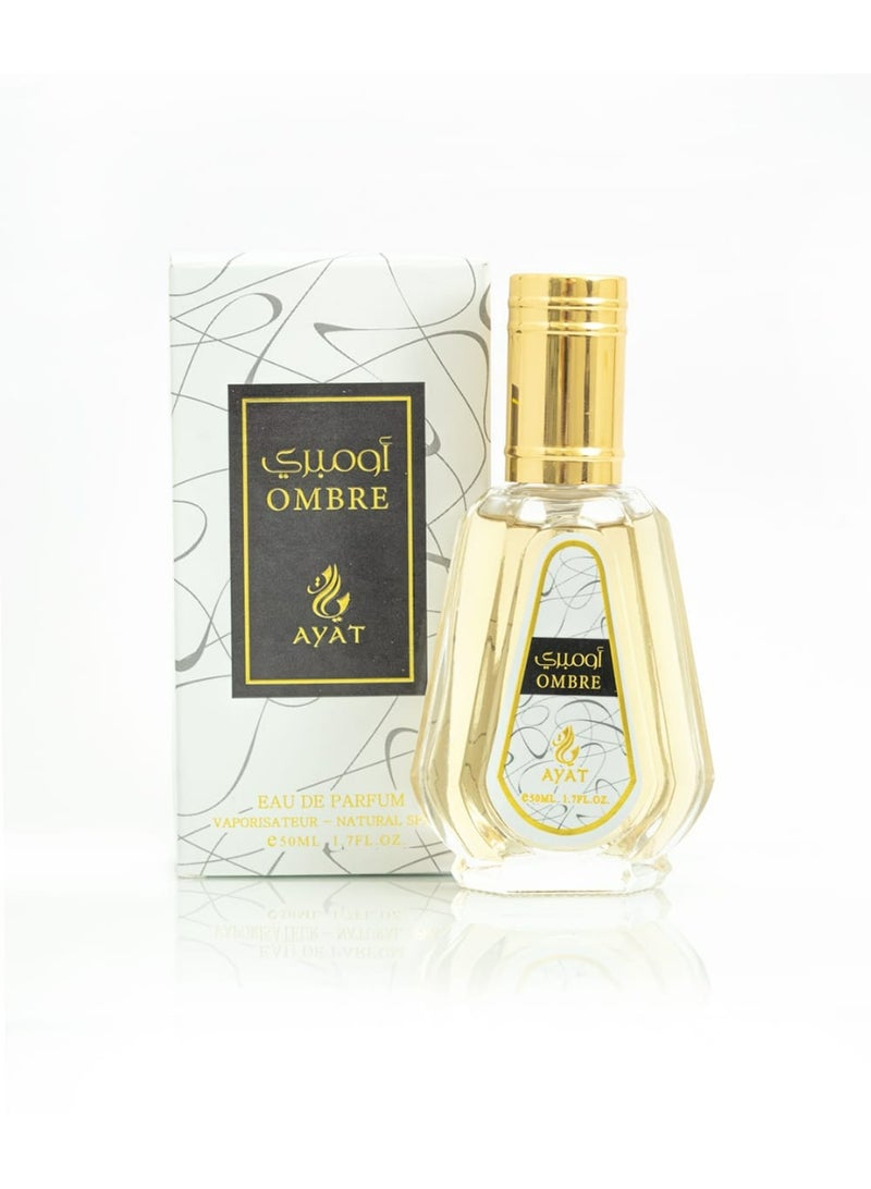 Ayat Perfumes Ombre Eau de Parfum 50 ml – Orange & Neroli with Raspberry – Jasmine & Gardenia – Patchouli & Honey – Long-Lasting Unisex Arabian Perfume - Image 2