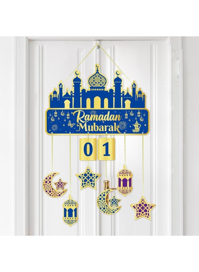 Countdown Calendar, Traditional Hanging Decor for Home, Ramadan Festival Atmosphere - Image 5
