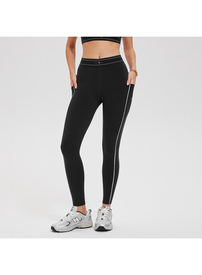 Tight Yoga Pants, Fitness Pants, Hip-raising High-waisted Elastic Sports Pants, Quick-drying Running Pants, Fitness Pants For Outer Wear