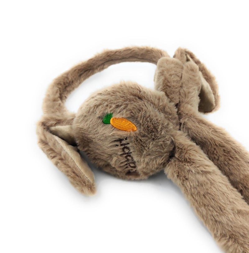 THE DDS STORE Women Kids Warm Plush Earmuffs Funny Bunny Ear Muffs with Moving Ears Cute Windproof Ear Warmer Toys Gift (Brown) - Image 3