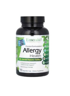 Emerald Laboratories Allergy Health 90 Vegetable Caps  - Image 1