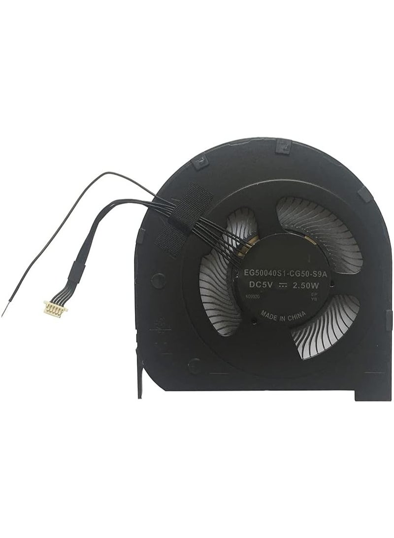 CPU Cooling Fan Replacement for Lenovo ThinkPad T490s, T495s T14s Gen 1 P/N 01AY994 01AY995 (Does Not fit for t490,t495,t14) BAPA0704R5H P/N: EG50040S1-CG50-S9A DC 5V 5-pin, 5-wire - Image 1