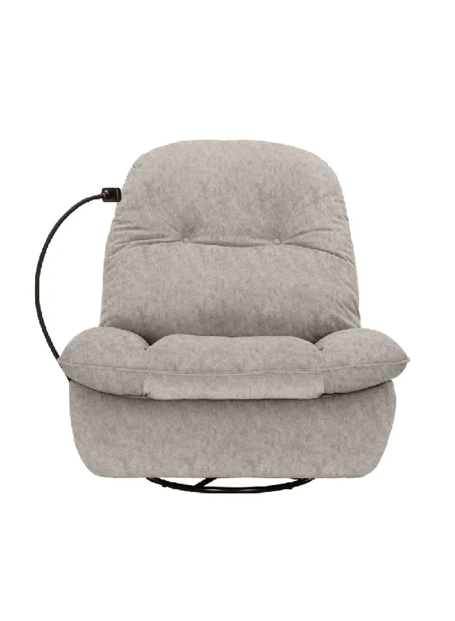 Micasa Armless Sofa Chair With Bluetooth Speaker Brown 7600 L.Brown