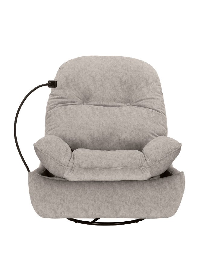 Micasa Armless Sofa Chair With Bluetooth Speaker Brown 7600 L.Brown  - Image 4