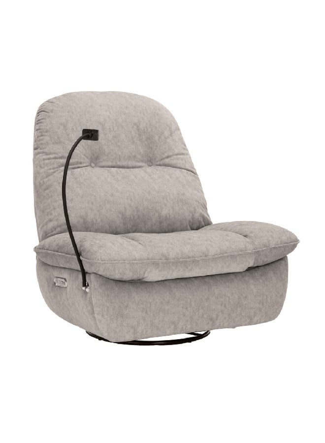 Micasa Armless Sofa Chair With Bluetooth Speaker Brown 7600 L.Brown  - Image 3