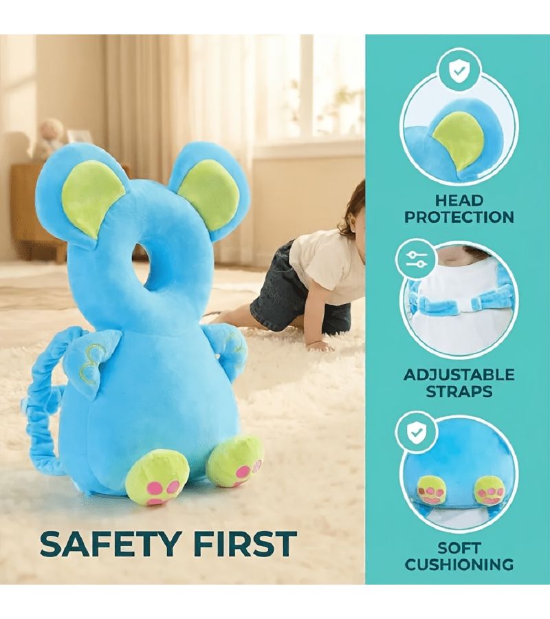 LambPillow Baby Head Protection Backpack for 5-24 Months Toddler Adjustable Safety Pad - Image 5