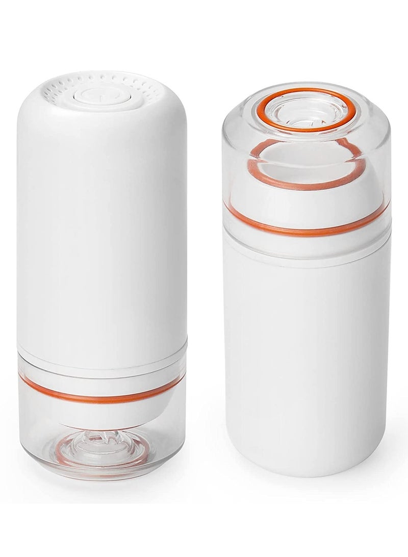 Vacuum Storage Bag Pump, Portable Mini Electric Air Pump Battery Powered Non-Rechargeable Pump for Filament Bag Sealing - Image 1