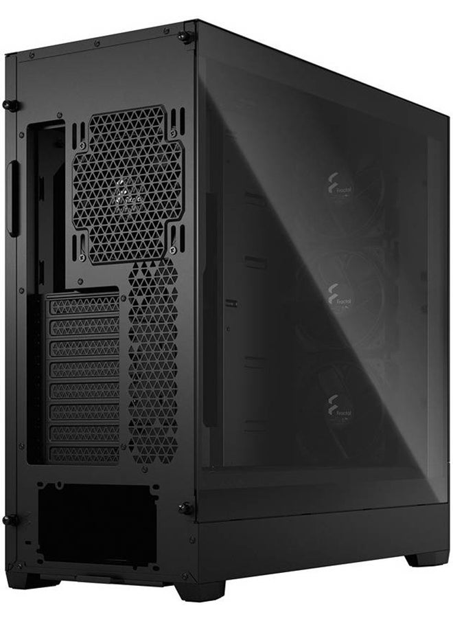 Fractal Design Fractal Design Pop XL Silent TG Mid-Tower Case, Tempered Glass Side Panel, Up to 360mm & 6x120mm Fan Support, Hidden Compartment, Boosting A irflow, USB-C I/O Panel, Black | FD-C-POS1X-02  - Image 3