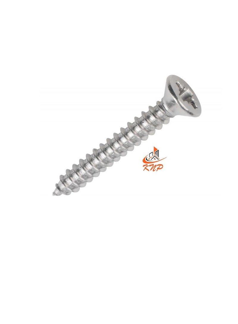 KNP Self Tapping CSK Head Screw 6 X 2" - Image 2