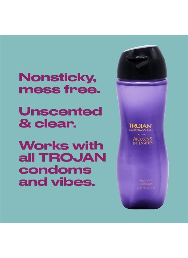 Trojan - Trojan Lubes Arouses & Intensifies Personal Lubricant, 3 oz. - Image 1