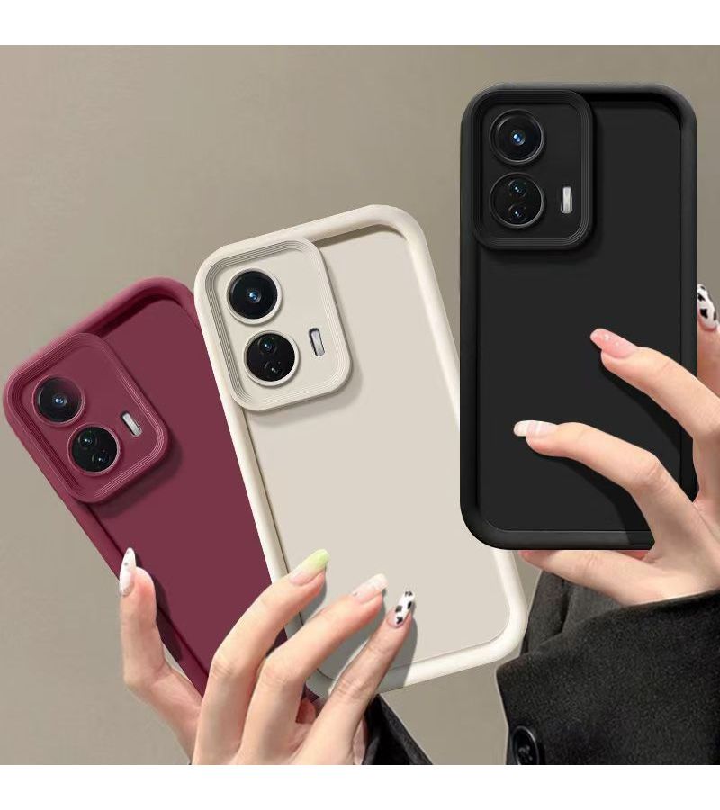Black TPU Full Body Case Compatible With Moto G85 5G Step Design - Image 1