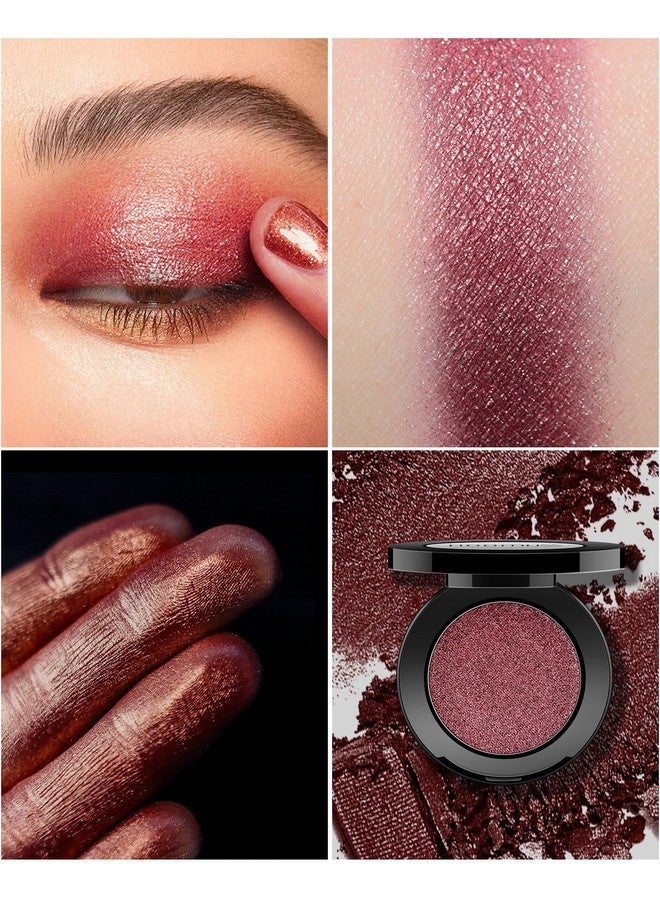 HOOMUSS Burgundy Red Eyeshadow Shimmer Handmade Gothic Eye Sahdow Makeup Palette for Halloween, High Pigmented & Long Lasting, Intense Color Wine Red Matte Eyeshadow (Wine Red) - Image 3