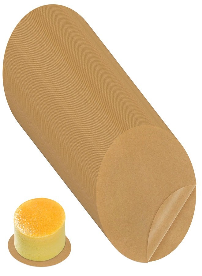 TROUSKAIG 100pcs 6 inch Unbleached Parchment Paper Sheets Rounds, Heavy Duty Burger Patty Parchment Paper for baking, Precut Brown Non-Stick liners for Separating Patties, Bread, Tortilla Wrapping - Image 1