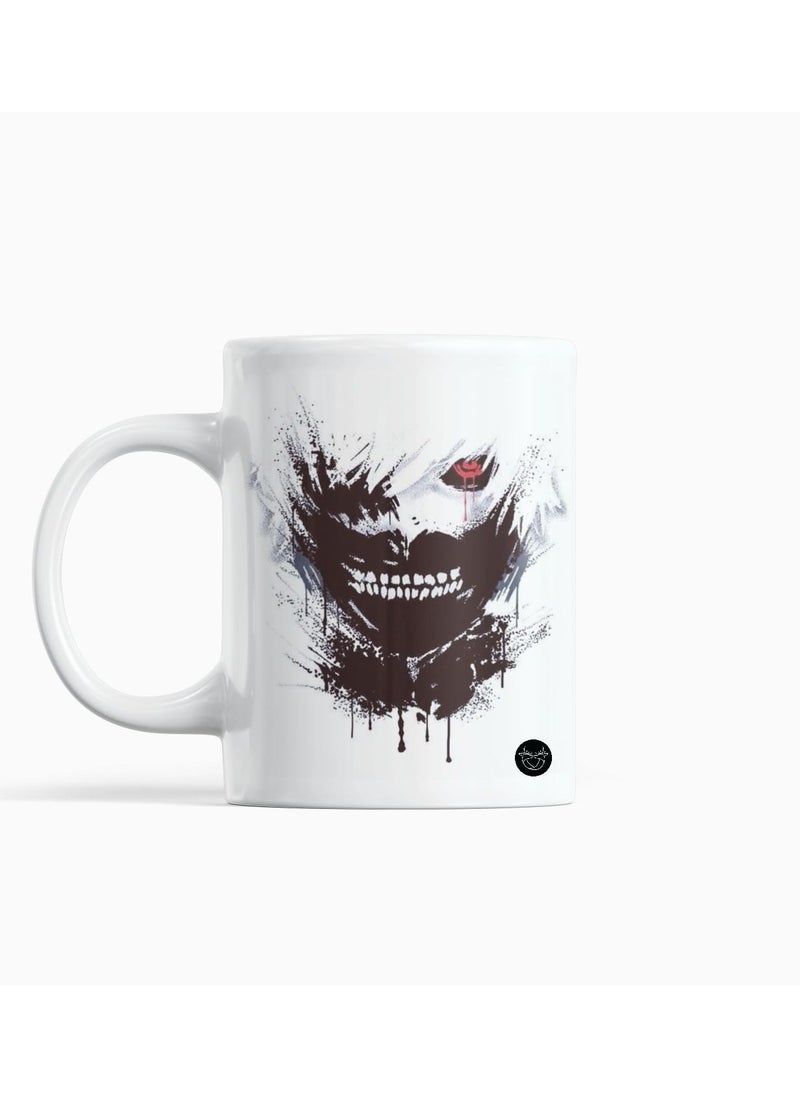 Reeman Design White mug with Tokyo Ghoul design printed 