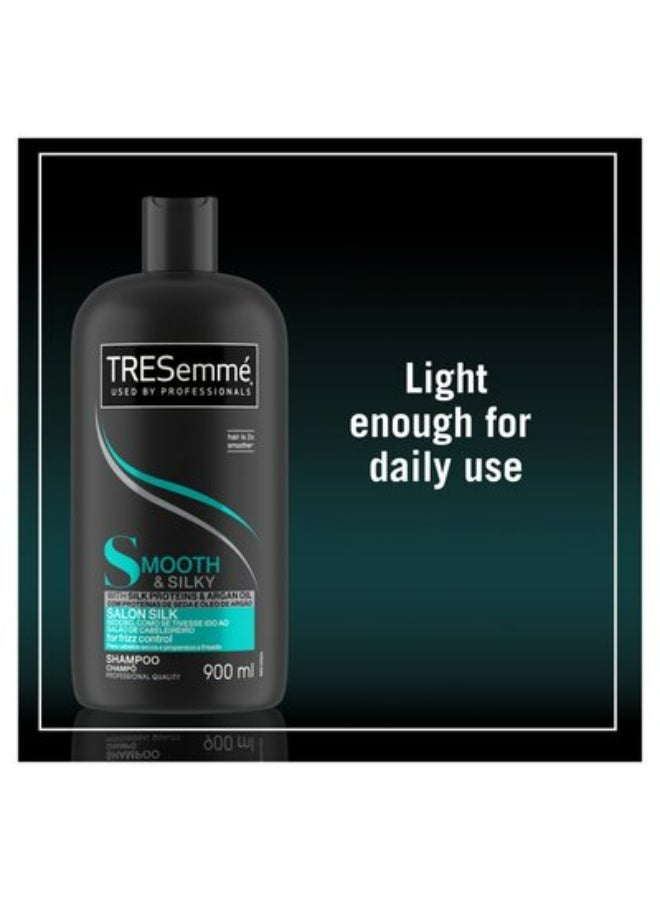 Tresemme Smooth & Silky Salon Silk Fizz Control Shampoo 900 ML - Image 1