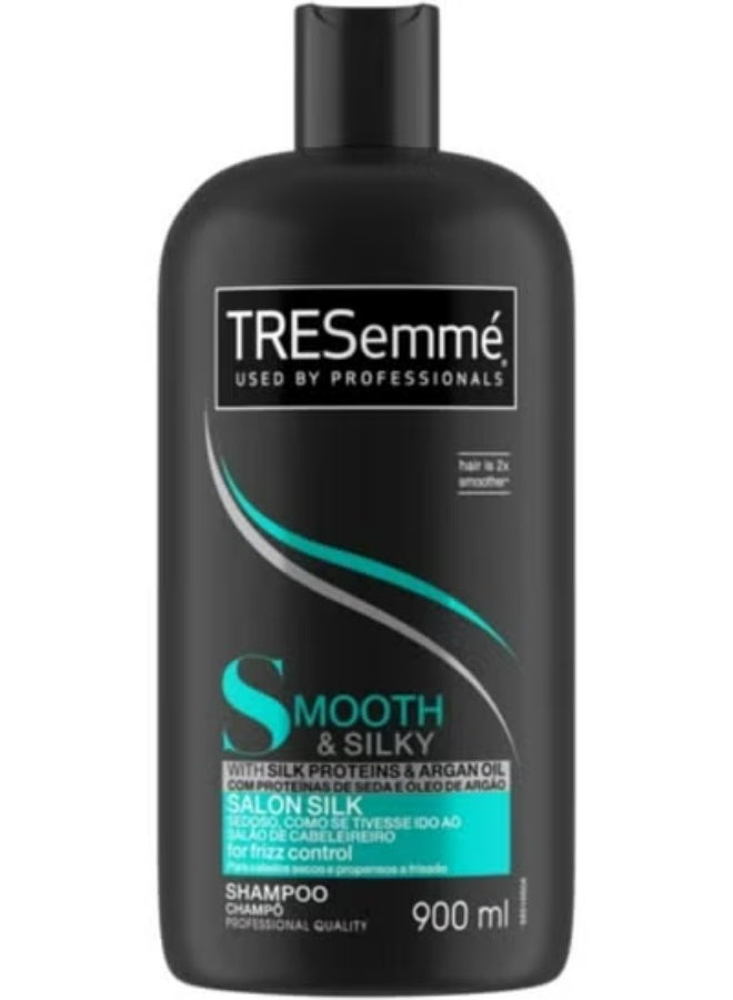 Tresemme Smooth & Silky Salon Silk Fizz Control Shampoo 900 ML - Image 2