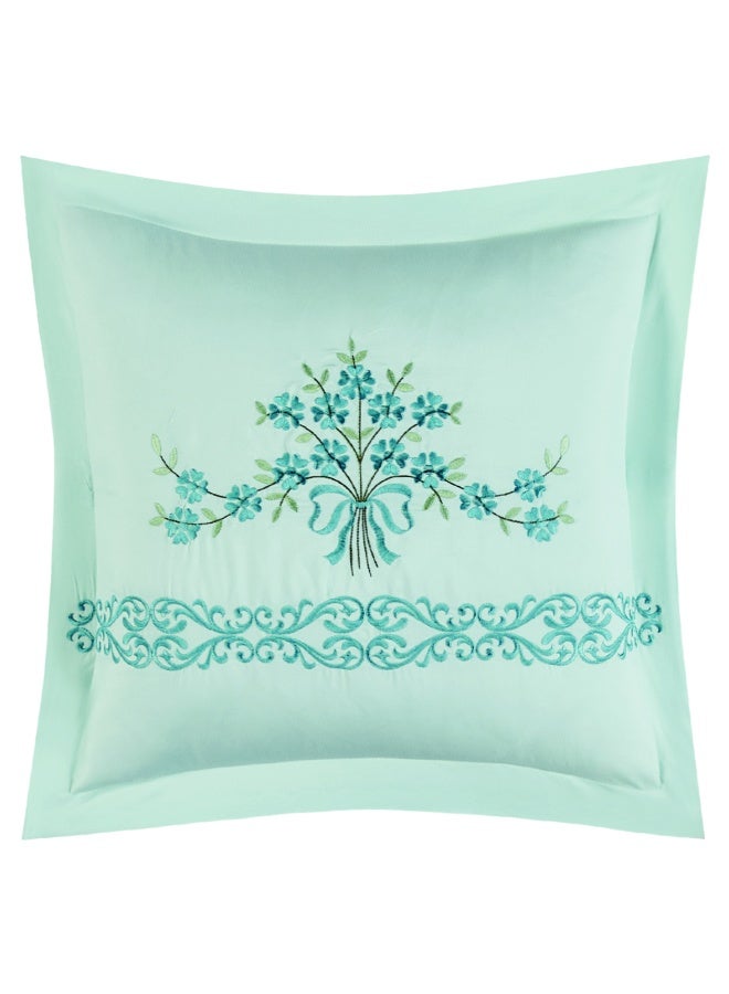 Hours  quilt set, 8 pieces, soft embroidered, double-sided, with heavy filling - Image 5