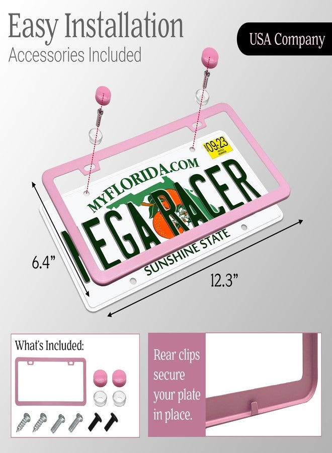 Mega Racer Pink License Plate Frame | 1 Piece - Image 5