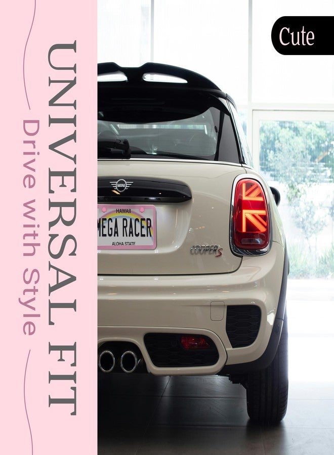 Mega Racer Pink License Plate Frame | 1 Piece - Image 3