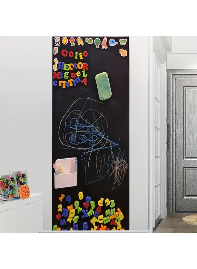 Magnetic Blackboard Sticker 100cm X 45cm Self Adhesive Easy To Use Chalkboard Wall Decal For Home - Image 3