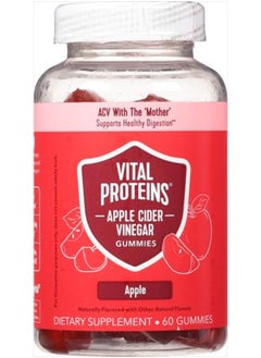 Vital Proteins, Apple Cider Vinegar, Apple, 60 Gummies