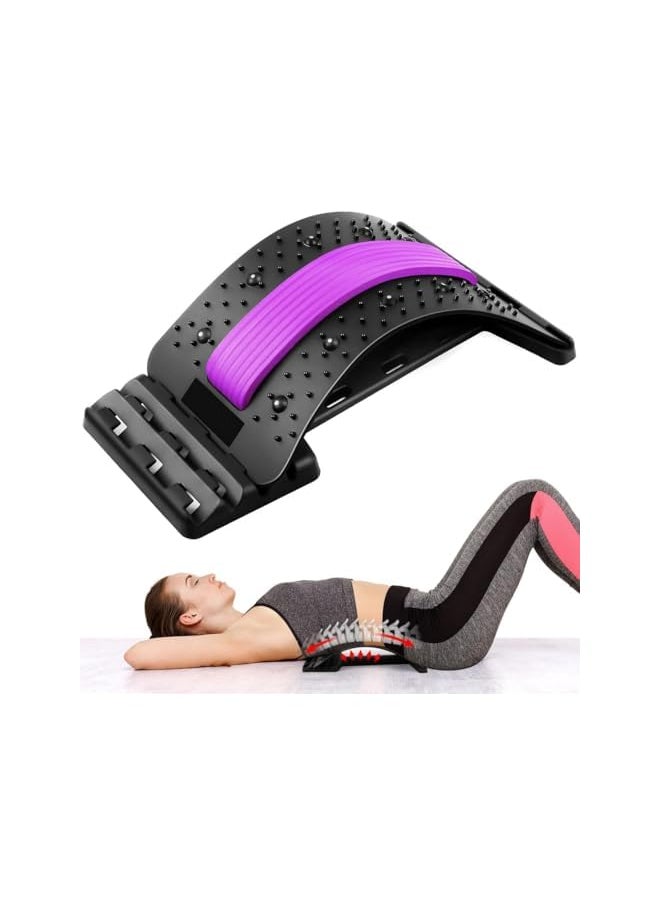 PROMASS - promass Back Stretcher For Lower Back Pain Relief Chiropractor Back Cracker That Works As A Lower Back Stretcher Back Cracking Device To Help With Low Back Pain Relief Chiro Back Board Back Popper - Image 1