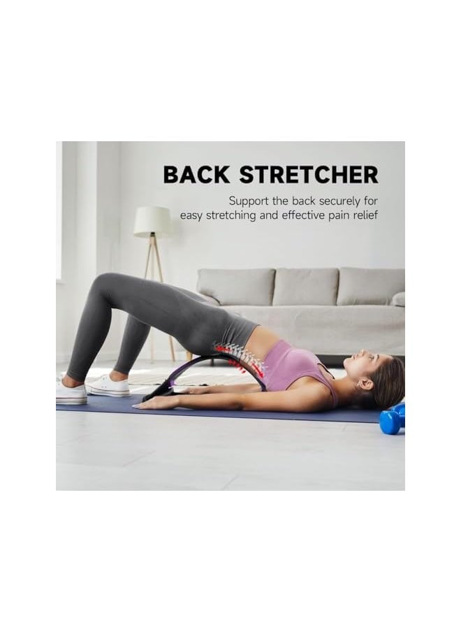 PROMASS - promass Back Stretcher For Lower Back Pain Relief Chiropractor Back Cracker That Works As A Lower Back Stretcher Back Cracking Device To Help With Low Back Pain Relief Chiro Back Board Back Popper - Image 1